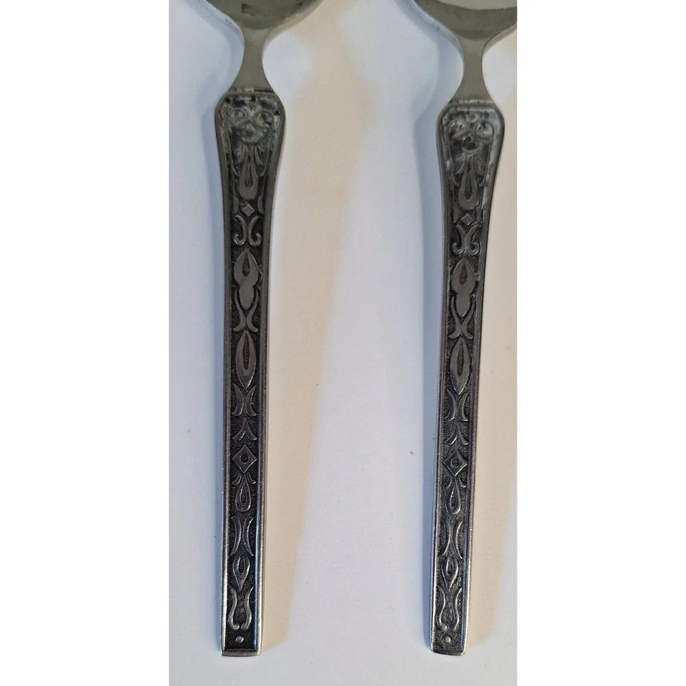 Lot Of 4 Towle Supreme Cutlery TWS131 6.6 Spoons Vintage MCM